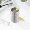 JoyJolt Stainless Steel Can Drinking Tumblers with 6 Straws &#x26; Brush- 16 oz - Silver